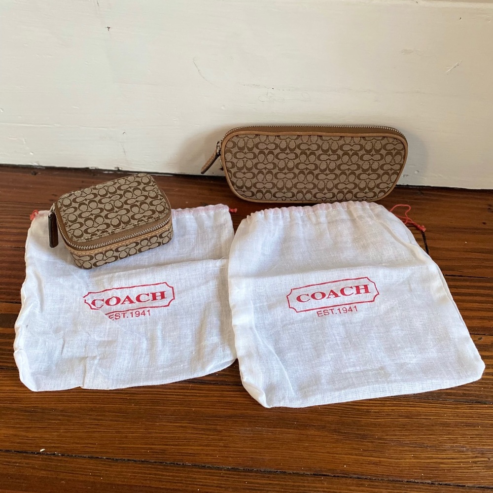 Coach Cases for Glasses & Contacts Bundle